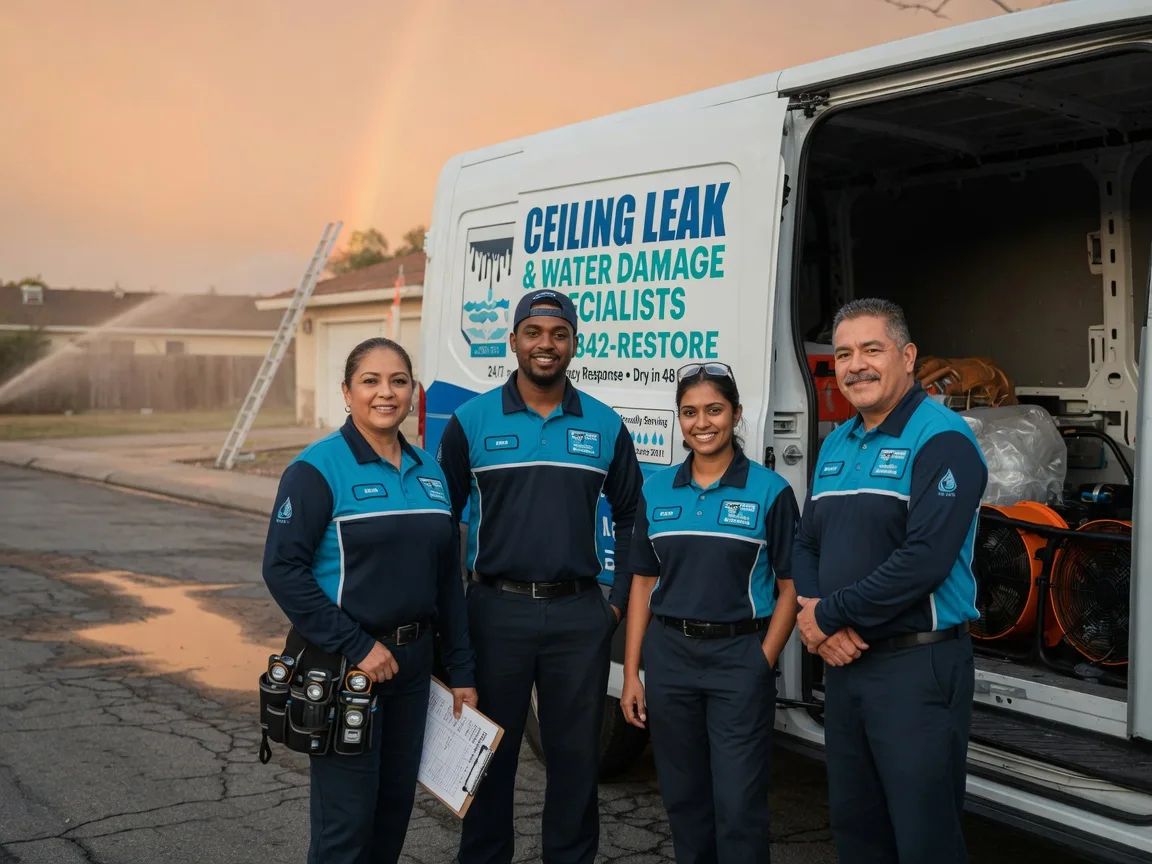 Ceiling Leak Cleanup company in Harpster, OH