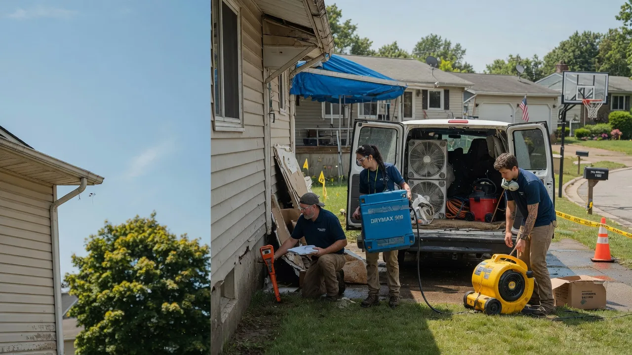 Ceiling Leak Cleanup in Harpster, OH near me